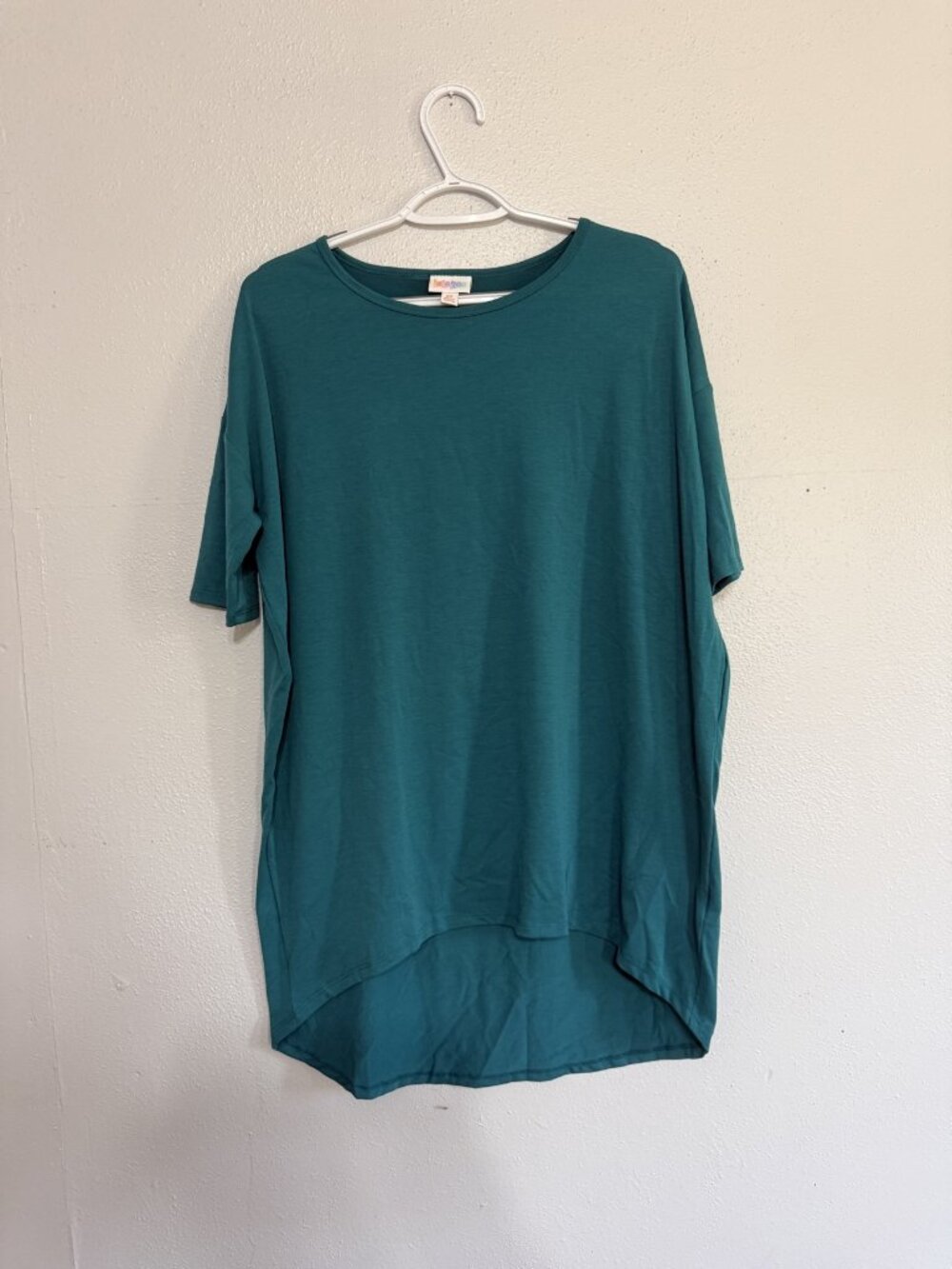NWT LuLaRoe Irma Solid Teal Tunic XS 💙